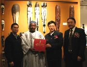 向非洲官员传播中华关帝文化