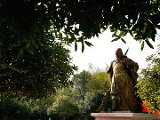 湖南长沙: 捞刀河关公文化园关帝像揭幕