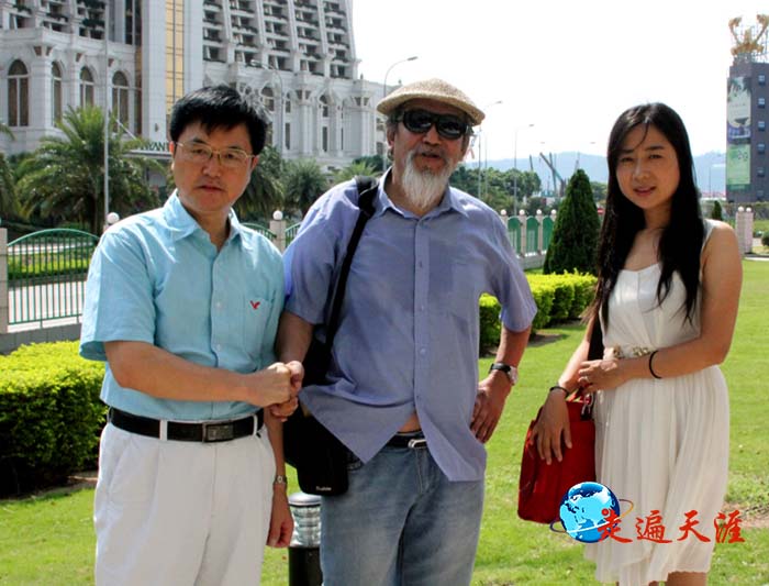 06 首届澳门国际关公文化论坛主讲嘉宾, 右起梅红、胡小伟、朱正明.JPG