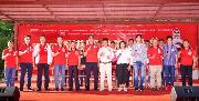 香港元朗：第三届关公节5000民众齐聚盆菜宴