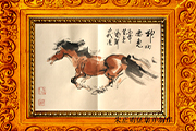 荆楚名家：题写马年贺卡