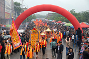 山西运城解州 关帝巡城千年